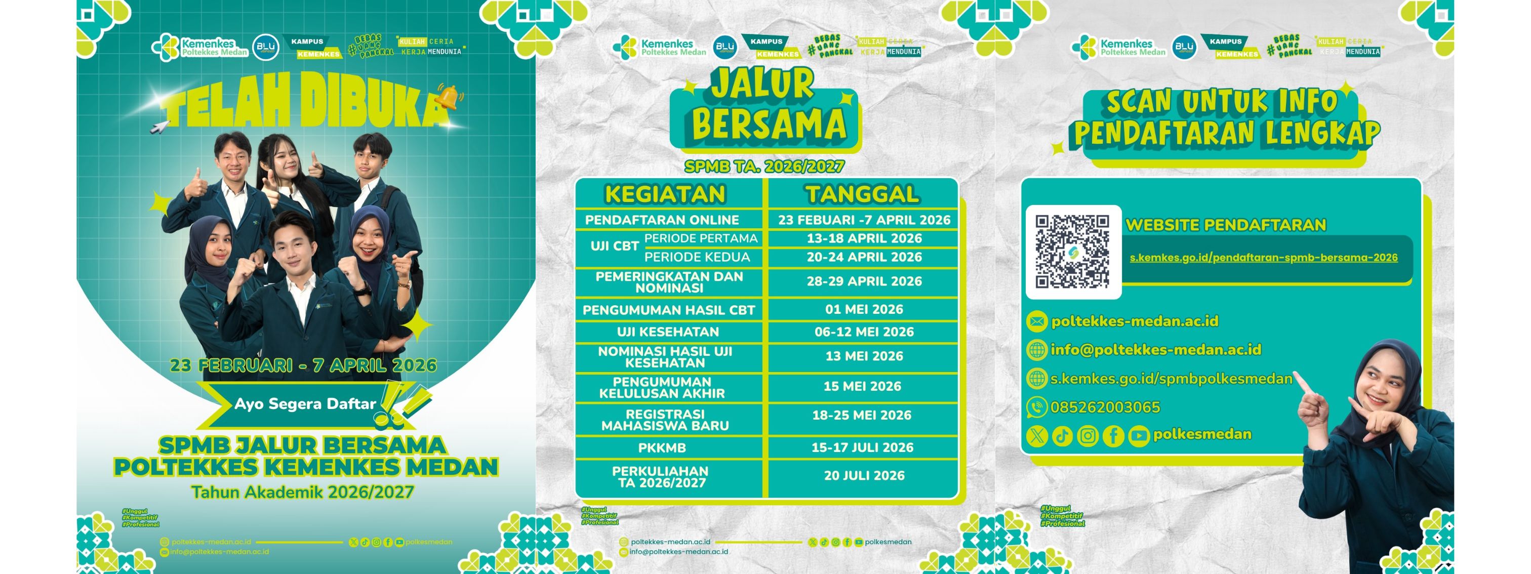 Pengumuman Seleksi Penerimaan Mahasiswa Baru (SPMB) Jalur Bersama