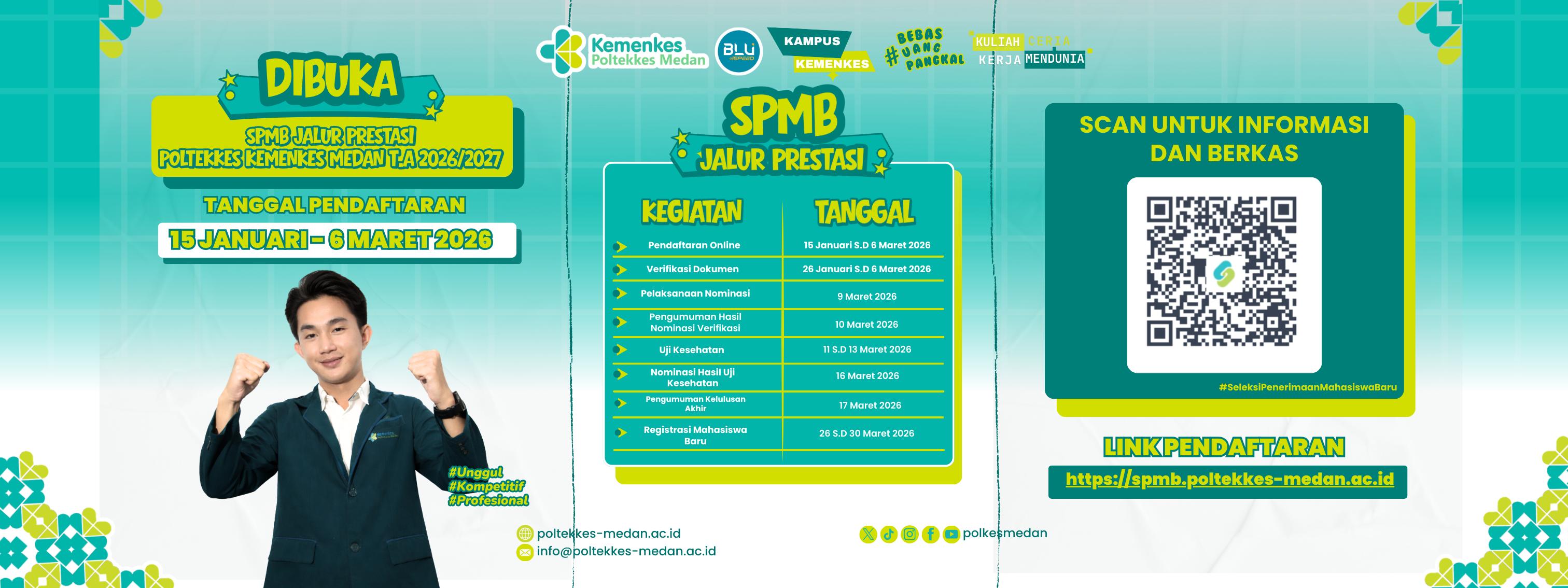Pengumuman Seleksi Penerimaan Mahasiswa Baru (SPMB) Jalur Prestasi